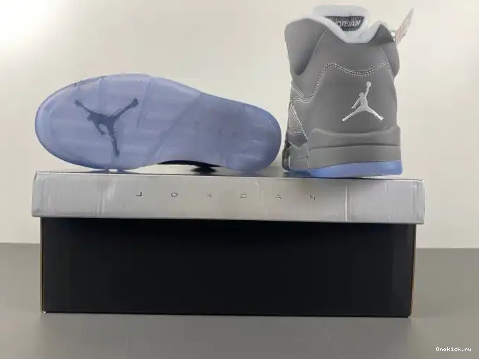 One Kick Grey 5 Wolf 136027-005 Jordan Retro Air 0701